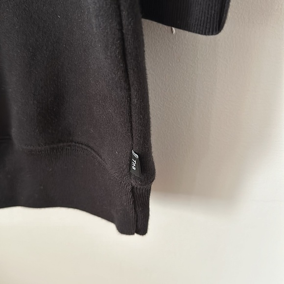 Aritzia TNA Navia Dress black sweatshirt S - Picture 3 of 8
